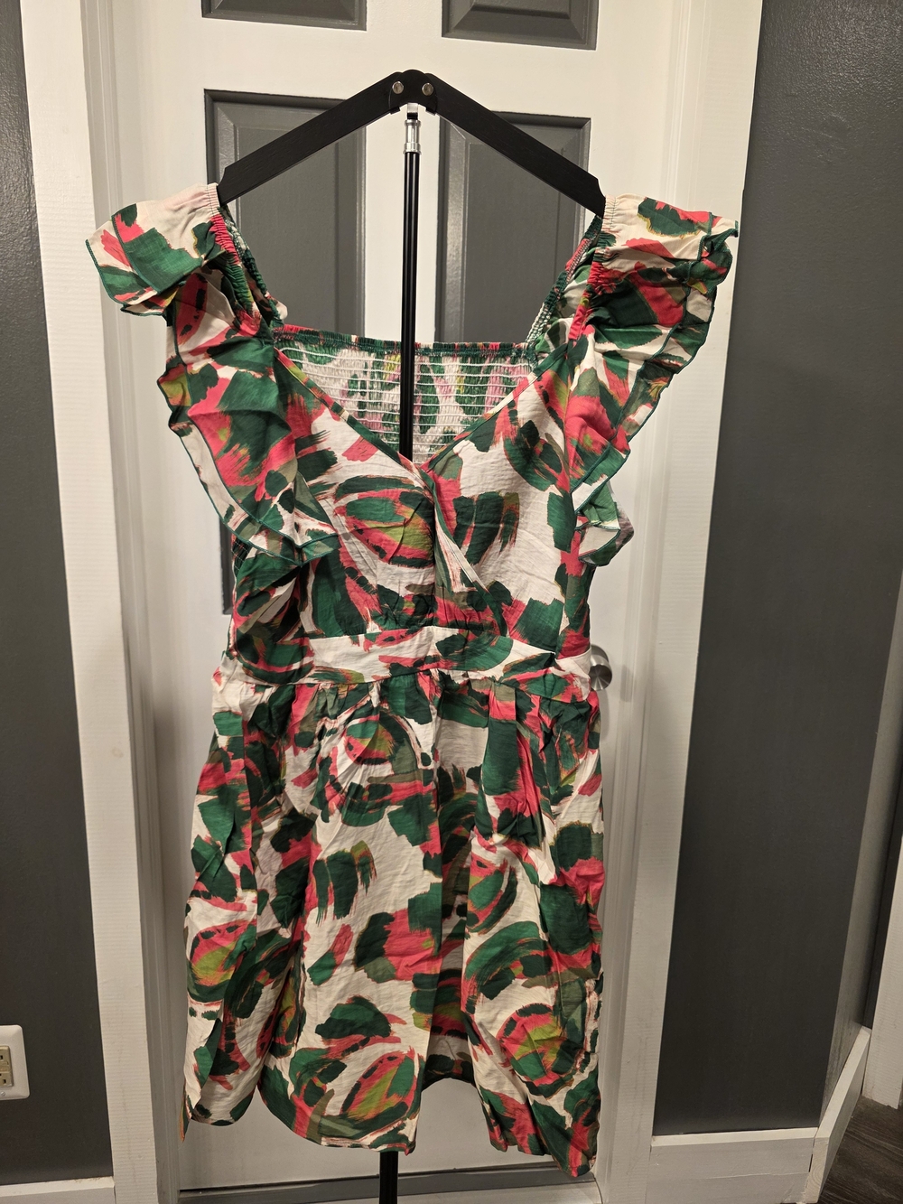 Shein floral linen dress